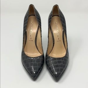 LAST CHANCE Casadei Patent Leather Alligator Print